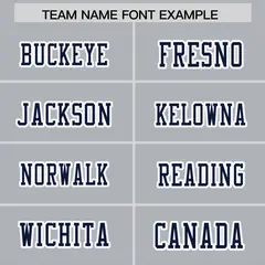 Gray Navy Gradient Side Pattern Authentic Football Jersey 3