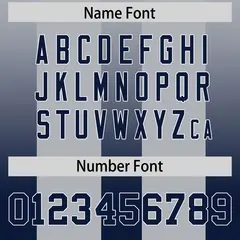 Gray Navy Gradient Vertical Stripe Fashion Football Jersey 4