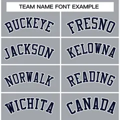 Gray Navy-Gray Raglan Varsity Full-Snap Letterman Jacket 5