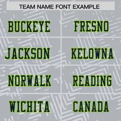Gray Navy-Neon Green Graffiti Line Authentic Football Jersey 3