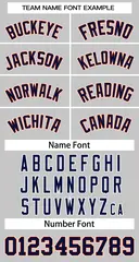 Gray Navy-Orange Classic Team Basketball Jersey 3