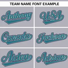 Gray Navy Raglan Gradient Thick Stripe Baseball Jersey 3