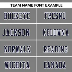 Gray-Navy Raglan Sleeves Fashion Authentic Football Jersey 3