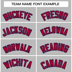 Gray Navy-Red Classic Bull Men's Basketball Jersey 3