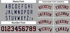 Gray Navy-White Classic Two-Button Softball Jersey 3