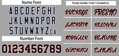 Gray Navy-White Classic Two-Button Softball Jersey 3