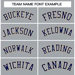 Gray Navy-White Classic Varsity Full-Snap Letterman Jacket 3