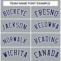 Gray Navy-White Classic Varsity Full-Snap Letterman Jacket 3