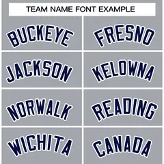 Gray Navy-White Classic Varsity Full-Snap Letterman Jacket 5