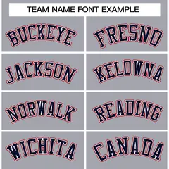 Gray Navy White Raglan Varsity Full-Snap Letterman Jacket 5