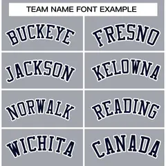 Gray Navy White Raglan Varsity Full-Snap Letterman Jacket 5