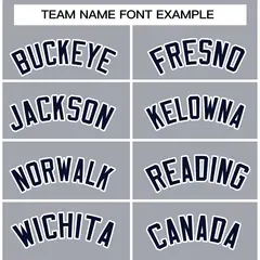 Gray Navy White Raglan Varsity Full-Snap Letterman Jacket 5