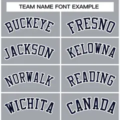 Gray Navy White Raglan Varsity Full-Snap Letterman Jacket 5