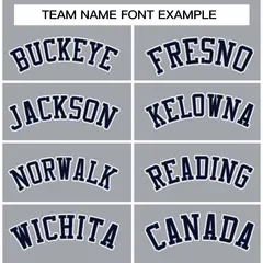 Gray Navy White Raglan Varsity Full-Snap Letterman Jacket 5