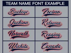 Gray Navy White-Red Classic Style Hockey Jersey 3