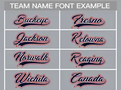 Gray Navy White-Red Classic Style Hockey Jersey 3