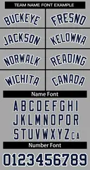 Gray Navy-White Striped Sleeveless Fashion Baseball Jersey 5