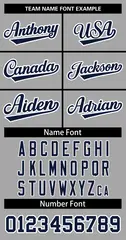 Gray Navy-White Striped Sleeveless Fashion Baseball Jersey 5
