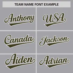 Gray Olive-White Color Block Varsity Letterman Jacket 3