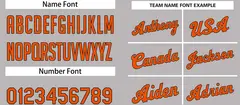 Gray Orange-Black Classic Casual Basketball Jersey 3