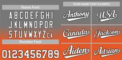 Gray Orange Gradient Fashion Baseball Jersey 3