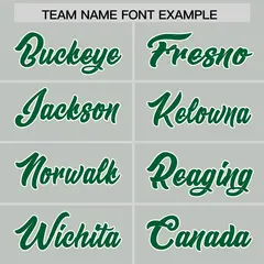 Gray Orange Kelly Green Gradient Sides Football Jersey 3