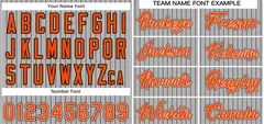 Gray Orange-Navy Stripe Fashion Baseball Jersey 3