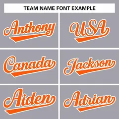 Gray Orange-White Raglan Varsity Letterman Full-Snap Jacket 3