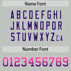 Gray Pink and Purple Gradient Sides Fashion Football Jersey 4