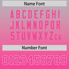 Gray Pink Gradient Side Pattern Authentic Football Jersey 4