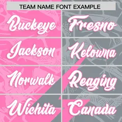Gray Pink Split Lightning Pattern Football Jersey 3