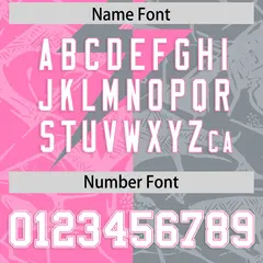 Gray Pink Split Lightning Pattern Football Jersey 4