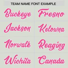 Gray Pink Star Pattern Raglan Football Jersey 3