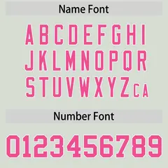 Gray Pink Star Pattern Raglan Football Jersey 4