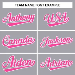 Gray Pink-White Classic Varsity Full-Snap Letterman Jacket 3