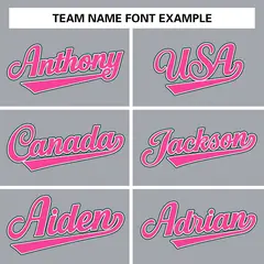 Gray Pink-White Green Varsity Full-Snap Letterman Jacket 5