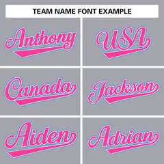 Gray Pink-White Raglan Varsity Full-Snap Letterman Jacket 5