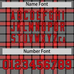 Gray Plaid Authentic Baseball Jersey 4