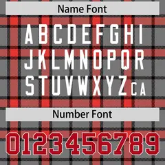 Gray Plaid Pattern Authentic Football Jersey 4