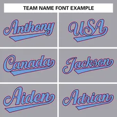 Gray Powder Blue-Black Varsity Full-Snap Letterman Jacket 3