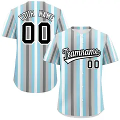 Gray Powder Blue White Demiboy Pride Color Block Baseball Jersey 1