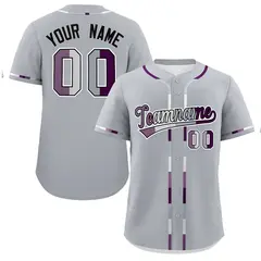Gray Pride Month Classic Style Genderless Baseball Jersey 1