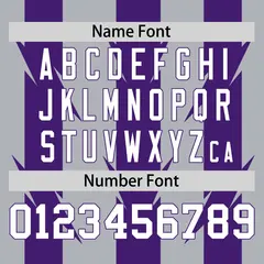 Gray Purple Blade Pattern Raglan Baseball Jersey 4