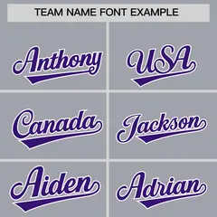 Gray Purple Color Block K-Ribbon Varsity Letterman Jacket 3
