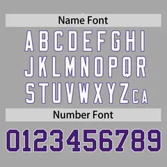 Gray Purple Gradient Authentic Baseball Jersey 4