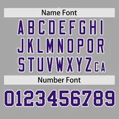 Gray Purple Gradient Side Authentic Baseball Jersey 4