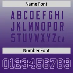 Gray Purple Gradient Side Pattern Authentic Football Jersey 4