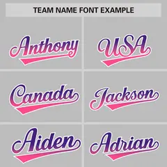 Gray Purple-Pink Gradient Varsity Full-Snap Raglan Baseball Jacket 3