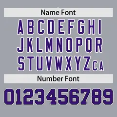 Gray Purple Raglan Sleeves Authentic Baseball Jersey 4