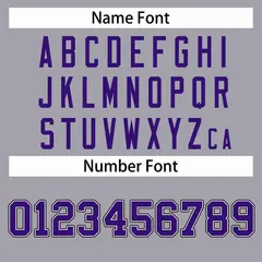Gray Purple-White Raglan Varsity Full-Snap Letterman Jacket 4